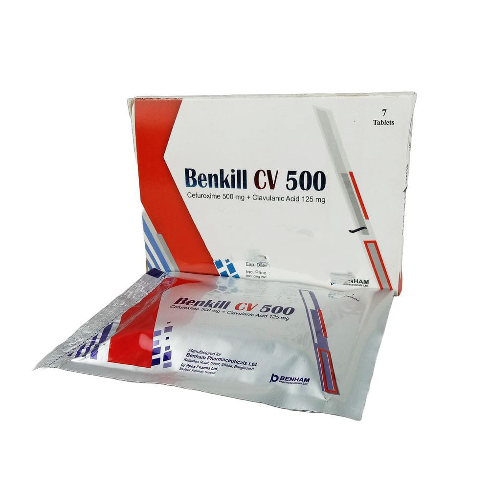 Tablet Benkill CV 500mg+125mg (7pcs)